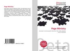 Copertina di Page Ministry