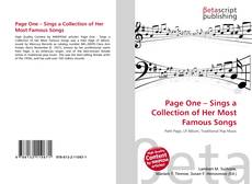Couverture de Page One – Sings a Collection of Her Most Famous Songs