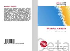 Couverture de Rhamnus Alnifolia