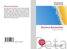 Couverture de Rhamnus Betulaefolia