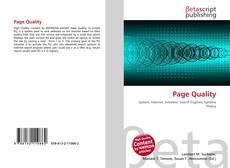 Couverture de Page Quality