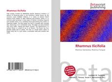 Copertina di Rhamnus Ilicifolia