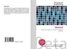 Buchcover von Ahansal