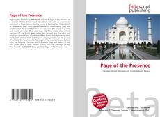 Copertina di Page of the Presence