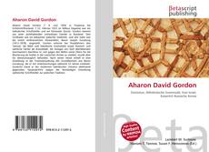 Capa do livro de Aharon David Gordon 