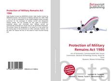 Copertina di Protection of Military Remains Act 1986