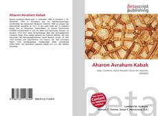 Capa do livro de Aharon Avraham Kabak 