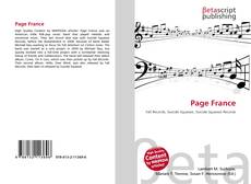 Copertina di Page France