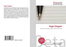 Copertina di Page Stegner