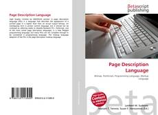 Capa do livro de Page Description Language 