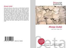 Copertina di Ahasja (Juda)