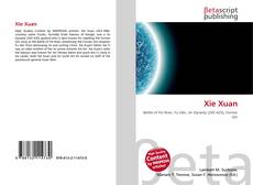 Copertina di Xie Xuan
