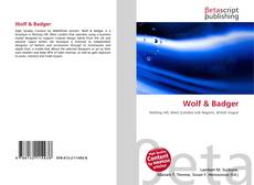 Copertina di Wolf & Badger