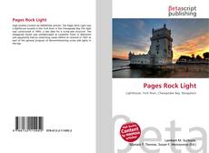 Copertina di Pages Rock Light