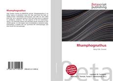 Capa do livro de Rhamphognathus 