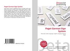 Copertina di Paget Gorman Sign System