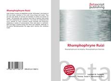 Copertina di Rhamphophryne Ruizi