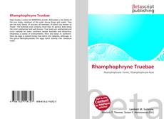 Buchcover von Rhamphophryne Truebae
