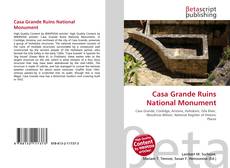 Обложка Casa Grande Ruins National Monument