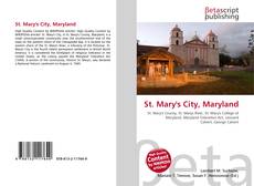 Обложка St. Mary's City, Maryland