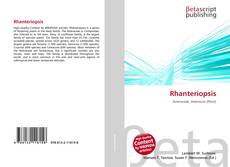 Couverture de Rhanteriopsis