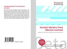Copertina di Socialist Workers Front (Marxist–Leninist)