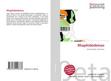 Portada del libro de Rhaphidodemas
