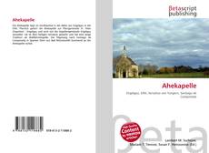 Portada del libro de Ahekapelle