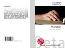 Couverture de Ahimelech