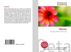 Couverture de Ahiram