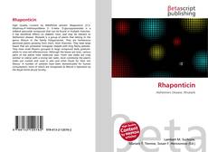Rhaponticin kitap kapağı