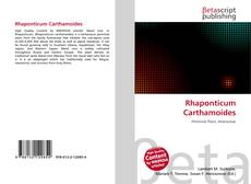 Capa do livro de Rhaponticum Carthamoides 