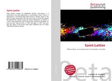 Capa do livro de Saint-Lattier 