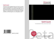 Copertina di Saint-Laure