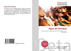 Buchcover von Agua de Annique