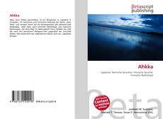 Couverture de Ahkka