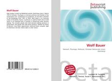 Buchcover von Wolf Bauer