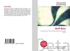 Buchcover von Wolf Blass