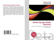 Copertina di Wolde Giyorgis Wolde Yohannes