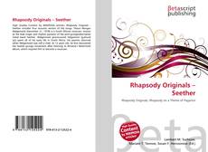 Portada del libro de Rhapsody Originals – Seether