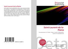 Portada del libro de Saint-Laurent-de-la-Plaine
