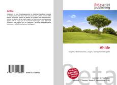 Copertina di Ahlde