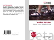 Portada del libro de Ahle (Schwülme)