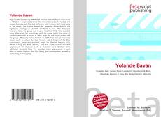 Couverture de Yolande Bavan