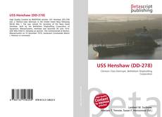 Copertina di USS Henshaw (DD-278)