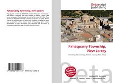Capa do livro de Pahaquarry Township, New Jersey 
