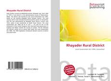 Portada del libro de Rhayader Rural District