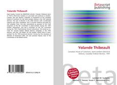 Capa do livro de Yolande Thibeault 