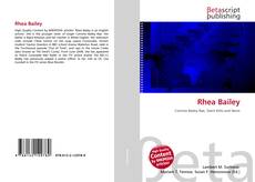 Capa do livro de Rhea Bailey 