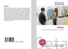 Capa do livro de Ahlens 